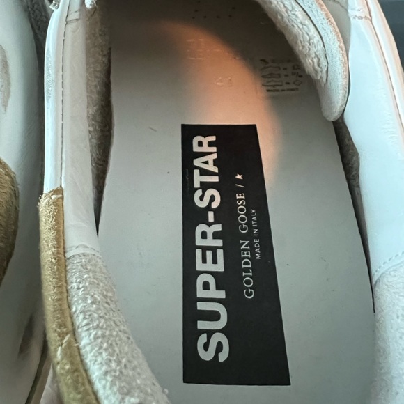 Authentic Mens Size 41 Golden Goose Color White/Royal & Blue/Sand - Picture 10 of 13